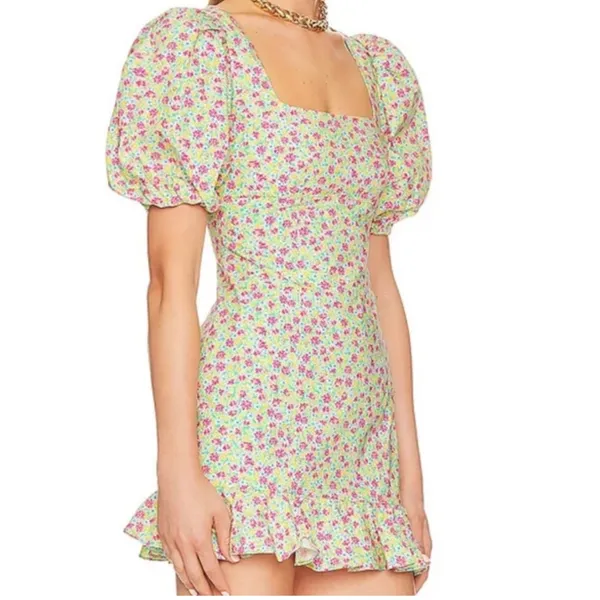 Lovers and Friends Luella Mini Dress in Millie Floral Multi XXS Revolve $198 - Image 4