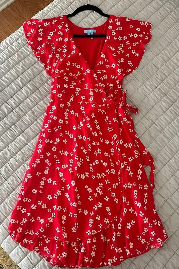 Draper James S Wrap Dress - Image 3