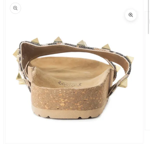 Myra Bags Leopard Bubble Sandals - Image 5