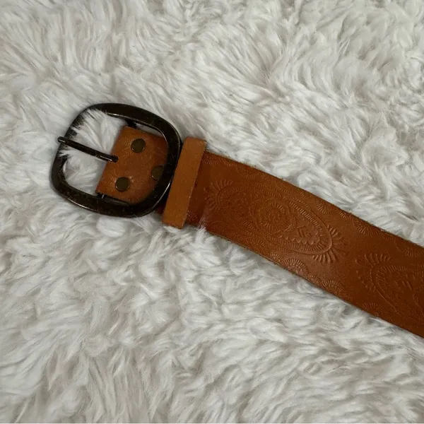 Gap Light Brown Leather Buckle Belt‎ - Image 10