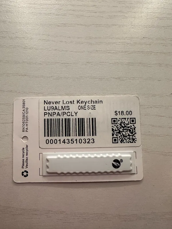 Lululemon Keychain Never Lost - Image 3