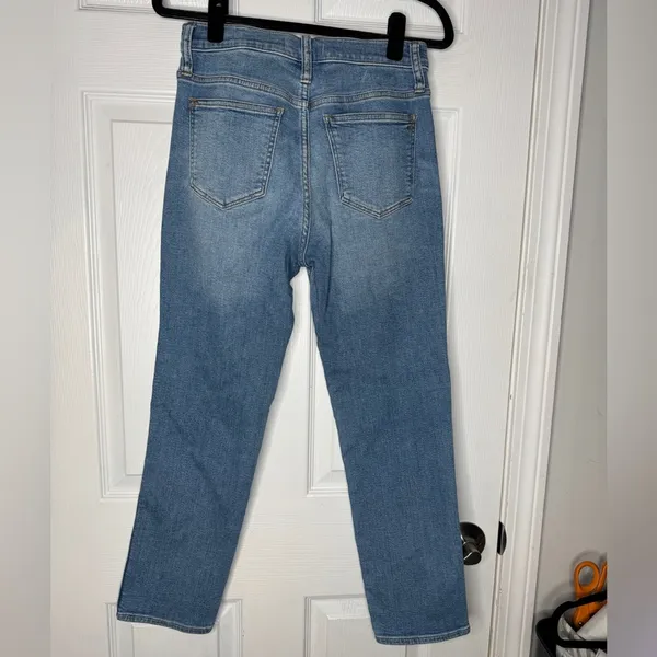 MADEWELL Woman’s Stovepipe Medium Wash Straight Jeans‎ Size 26 - Image 3