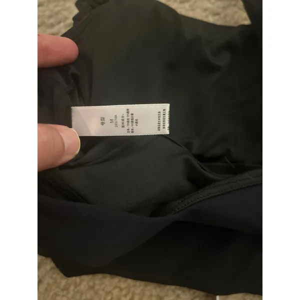 C49 lightly padded top bra black medium - Image 3