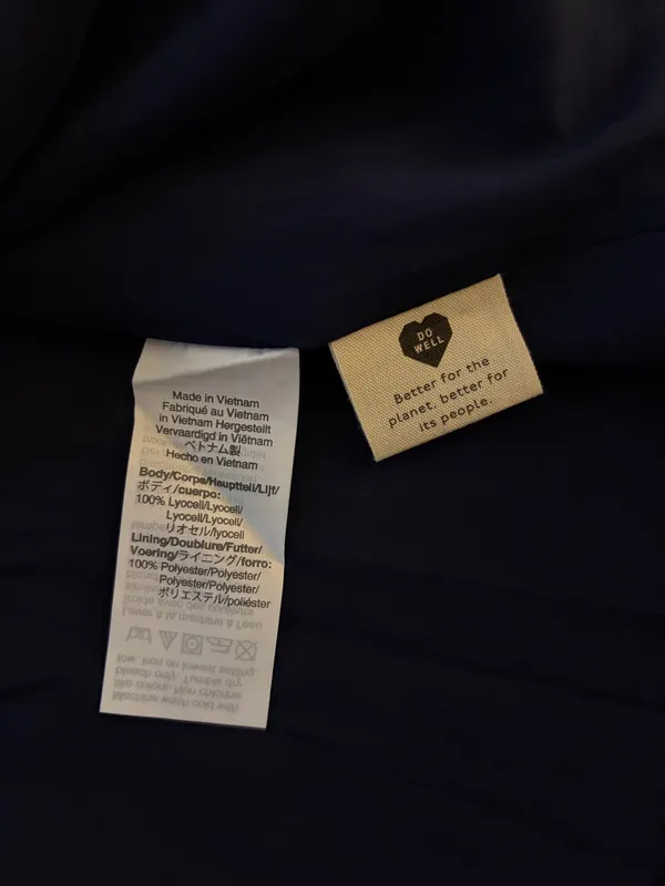 NWT! Madewell Navy Floral Button Dress - Image 7