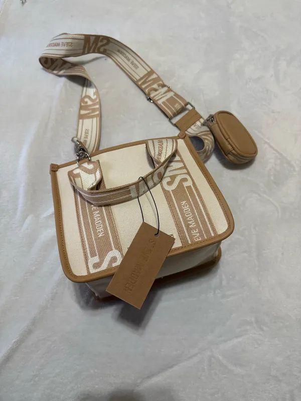 Steve Madden Brown Crossbody Purse - Image 3