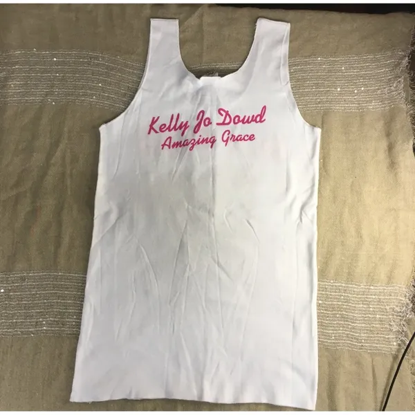 B25-5 New Hooters Girl Uniform Breast Cancer Pink Ribbon Tank South Tampa Small - Image 4