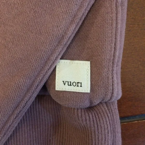 Vuori restore half zip mineral wash maroon large - Image 2