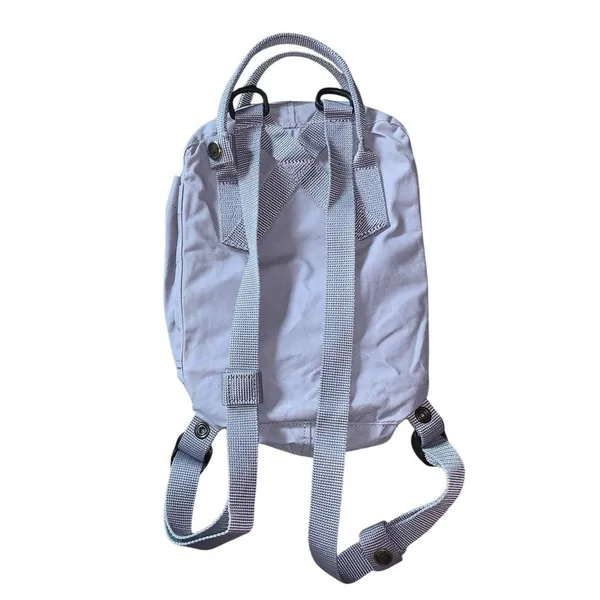 Fjallraven Kanken Mini Backpack Unisex OS Fog Grey/lavender Gorpcore 23561‎ - Image 2