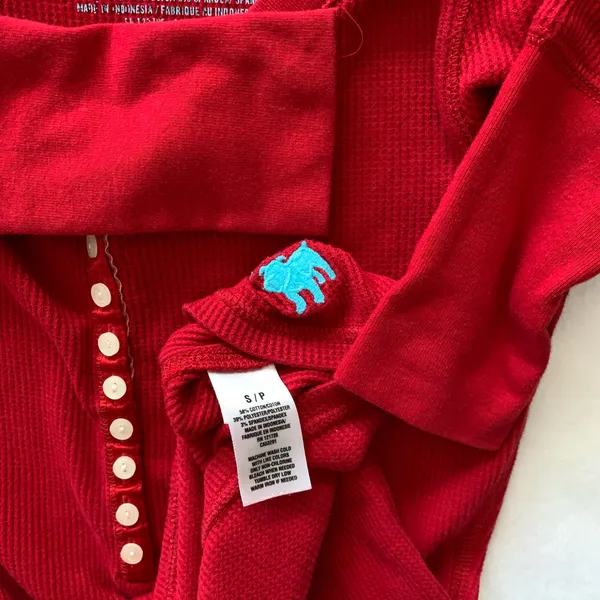 Aeropostale Red Ribbed Top - Image 8