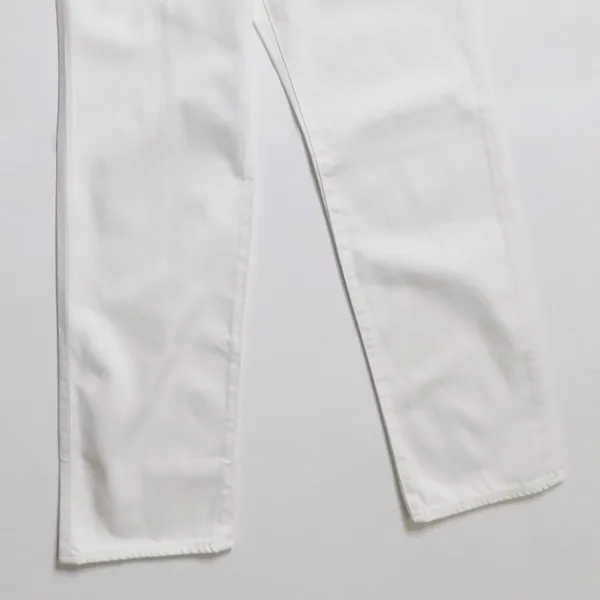 NWT!!‎ J. CREW White '84 Slouchy Jeans Solid Button Fly Straight Legs Size 27 - Image 5