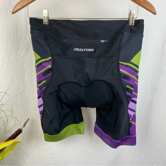 Dealyork Black Padded Bicycle Cycle Sport Shorts XL - Image 3