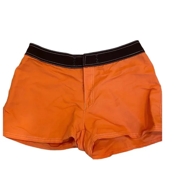 Gap Orange Blue Nylon Short Shorts M Summer Lightweight Athletic Casual Swim - Image 2