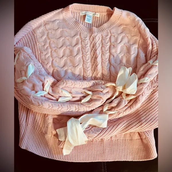 Altar’d State Cory Ribbon Sleeve Sweater - Image 2