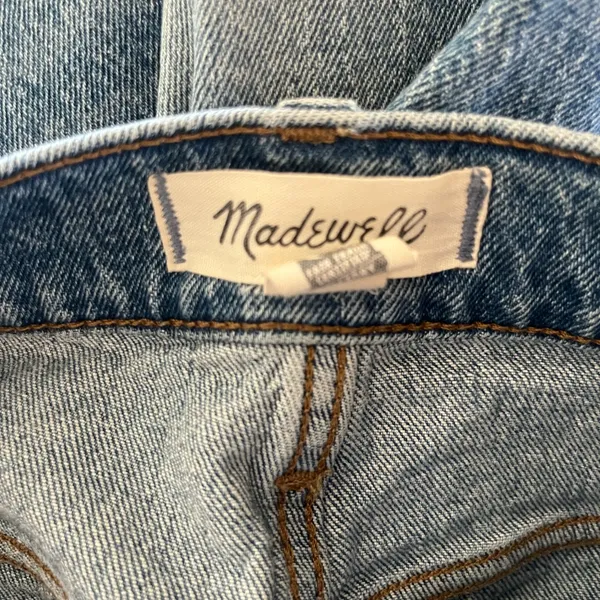 Madewell The Perfect Vintage Jean Size‎ 4/27 Frayed Hem Medium Wash - Image 3
