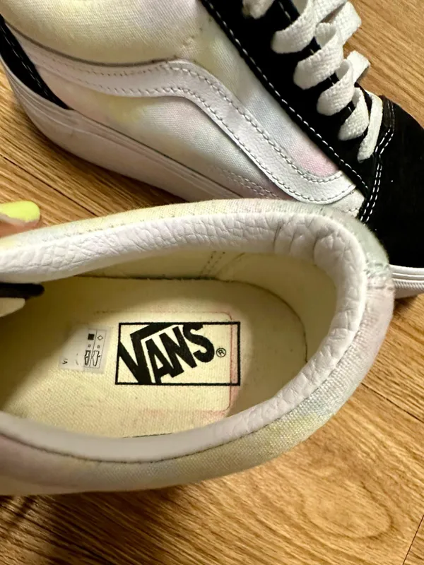 Vans tie die lace up platform sneakers - Image 9