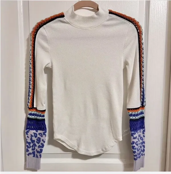 Free People Waffle Knit Top - Image 4
