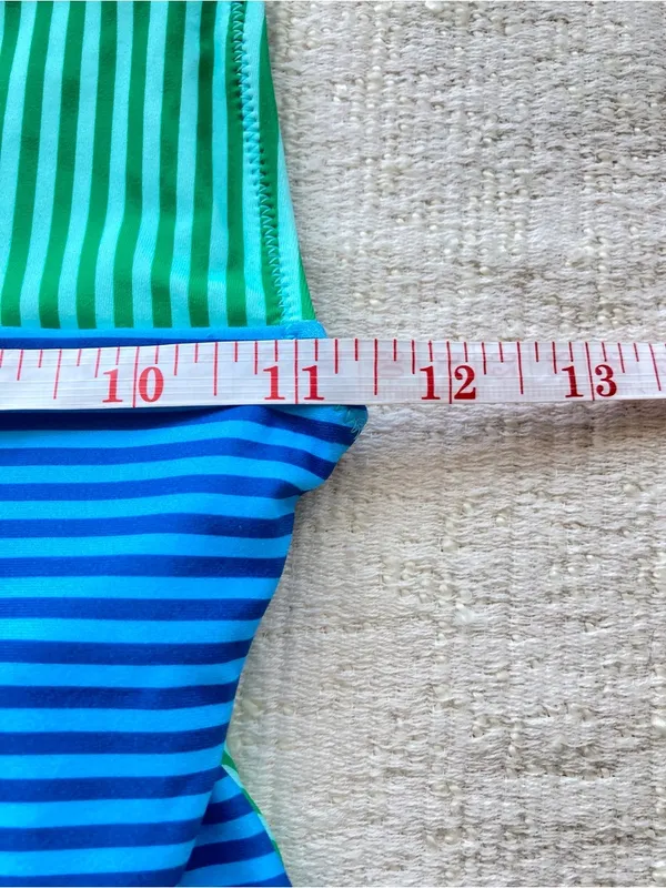 Aerie Color Block Stripe Cheekiest One Piece Swimsuit XS NWT - Image 8