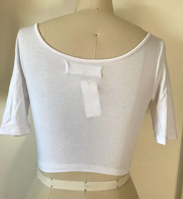 Emma & Sam Square Neck Cropped Top - Image 3