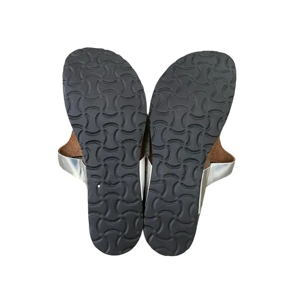 Birkenstock Gizeh Thong Sandals Silver Women Size 6 - Image 7