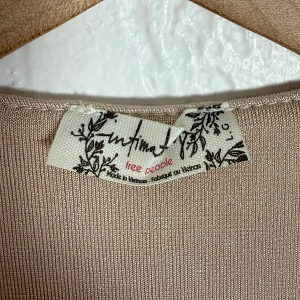 Free People Turnt Long Sleeve Bodysuit in Blossom Pearl Size Large NWT - Image 5