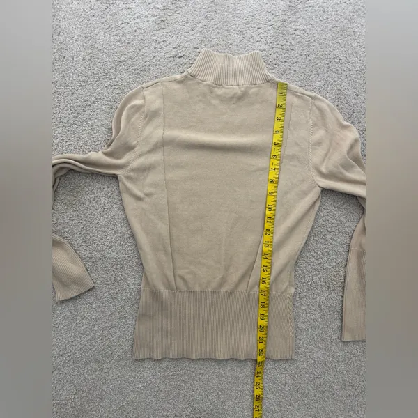 Westbound Light Tan Ribbed Sweater - Image 5