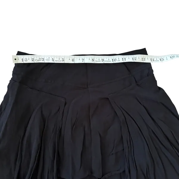 Free People Layered Mini Skirt Sz‎ 0 Black Whimsigoth Boho Chic - Image 4