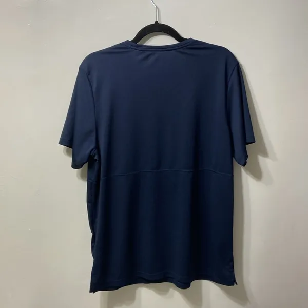 Nike,Dri-fit,Dark Blue,Women,Shot Sleeve Tee Shirt. Size- Large - Image 2