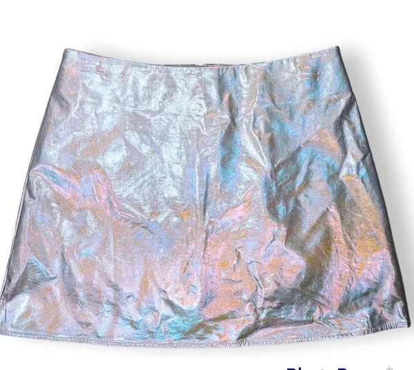 Holographic Mini Skirt - Image 2