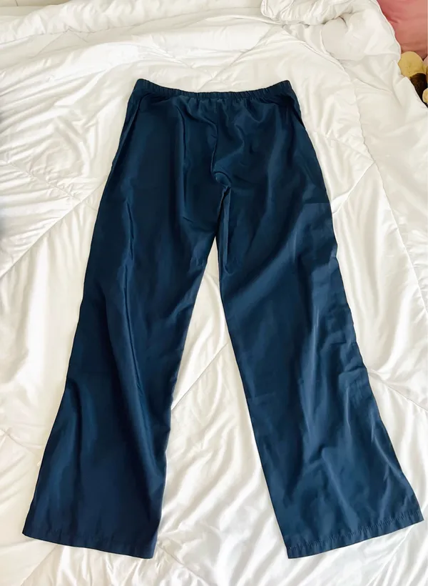Edikted navy bow track pants - Image 5