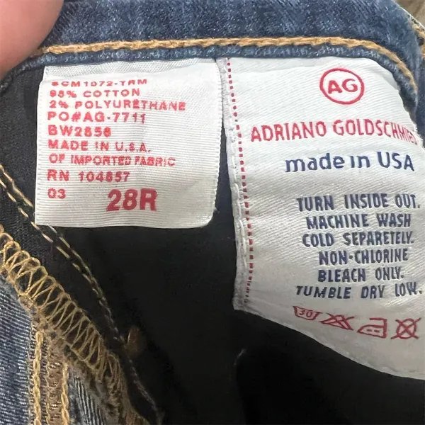 AG The Club Women's Flare Jeans Size 28 Blue Medium Wash Denim - Image 11