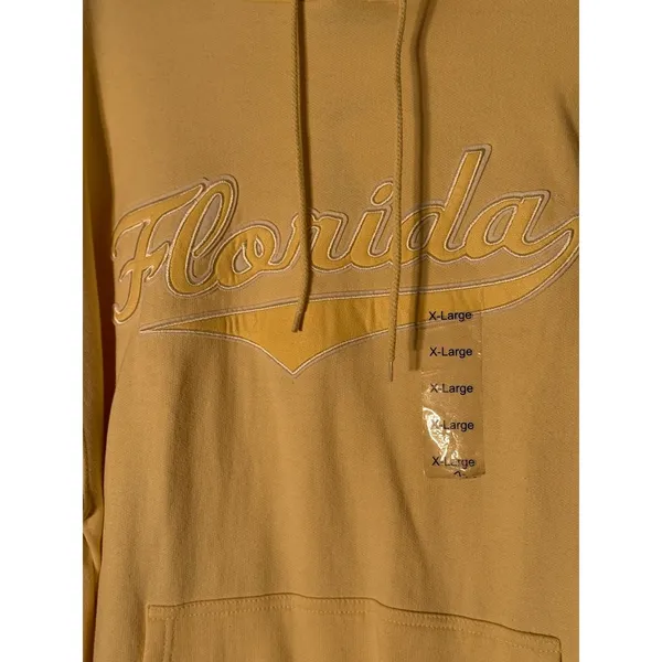 NWT Florida Gators Old Varsity Yellow Hoodie Womens Size X Large‎ - Image 9
