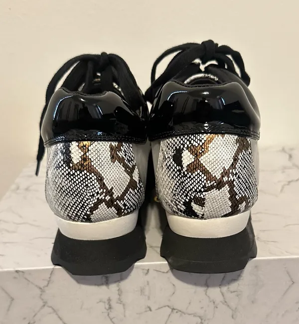 Jessica Rich Transparent Sneaker in Gold Size 39 - VERY RARE - NEW WITH BOX - Image 6