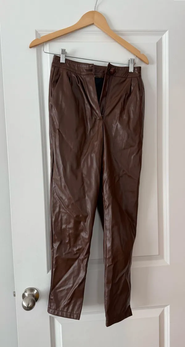 Princess Polly leather pants XS/0 - Image 3