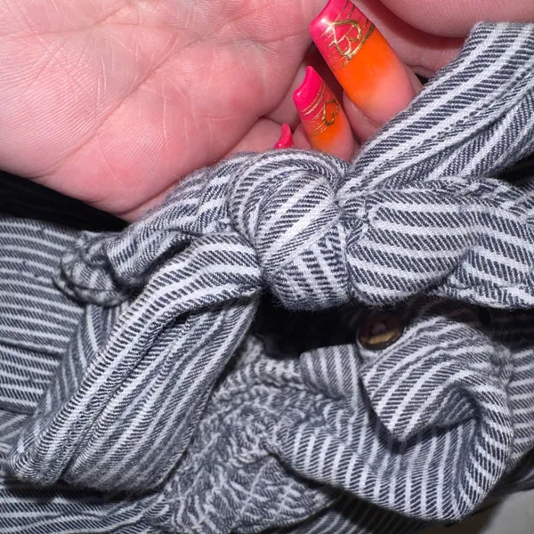 American Eagle Striped smocked tie strap dress - Image 5