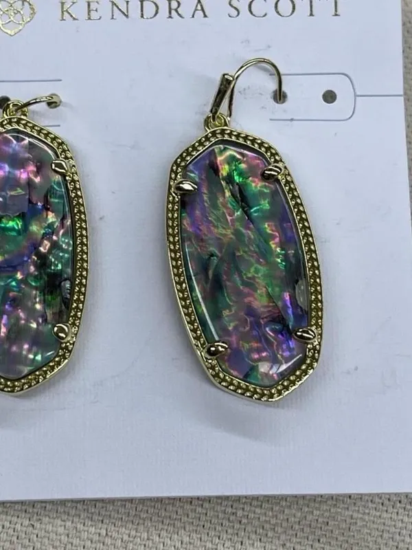 NWT Kendra Scott Elle  Abalone Elle Drop Earrings - Image 6