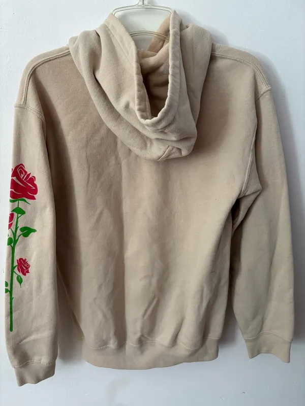 Tan Rose Artist Union Hoodie - Image 4