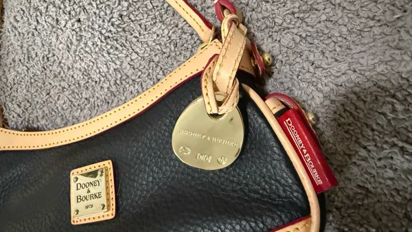 Navy & red trim Dooney and Bourke shoulder bag - Image 4