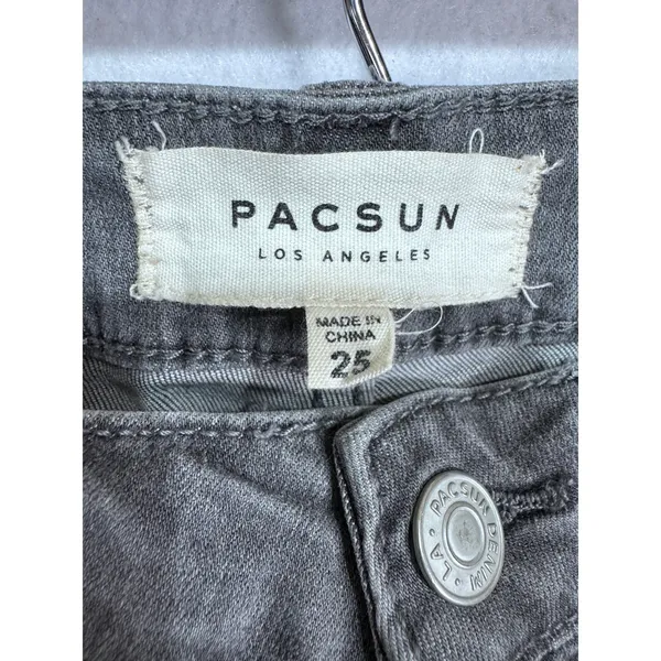 PacSun Vintage Boho‎ Cottagecore A-Line Mini Skirt Faded Black Pattern Women's Sz Small - Image 5