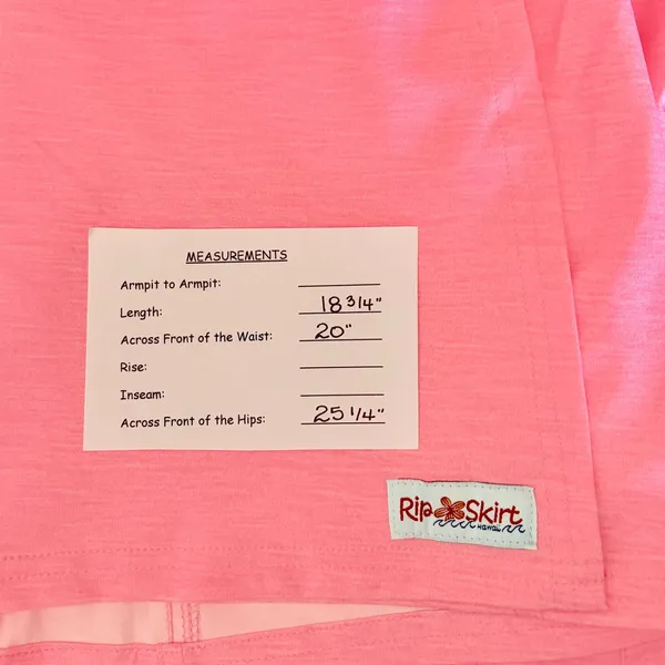RIPSKIRT Hawaii Rip Skirt Length 2 Wrap Skirt Solid Light Pink Vacation 2XL 2X - Image 10