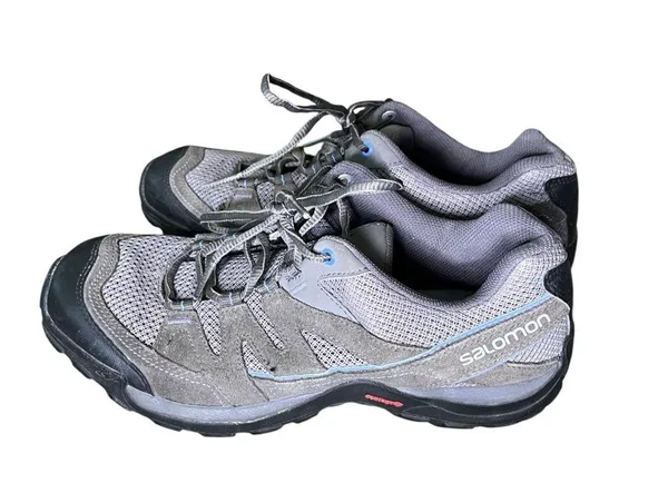 Salomon Contagrip Hiking Shoes Trail Gray Women’s 9 - Image 4