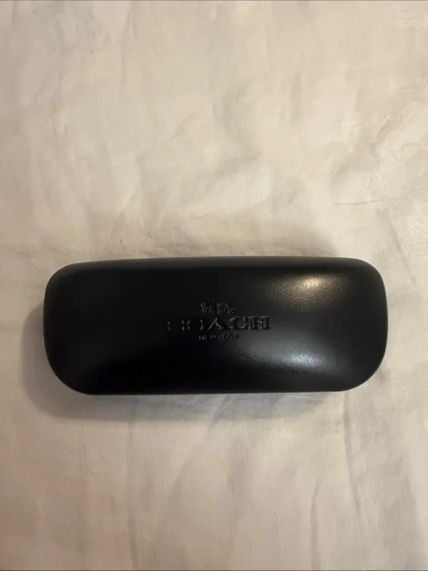 Coach Black Embossed Sunglasses Case - Image 2