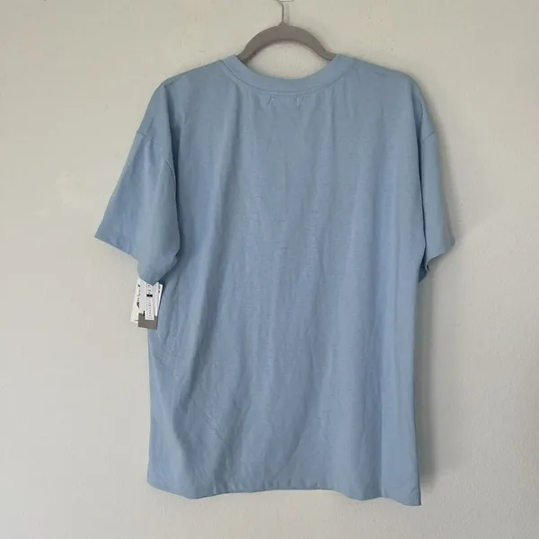 NEW Bp Make a Stand Graphic Tee T-shirt SMALL Blue Short Sleeve positive vibe - Image 5