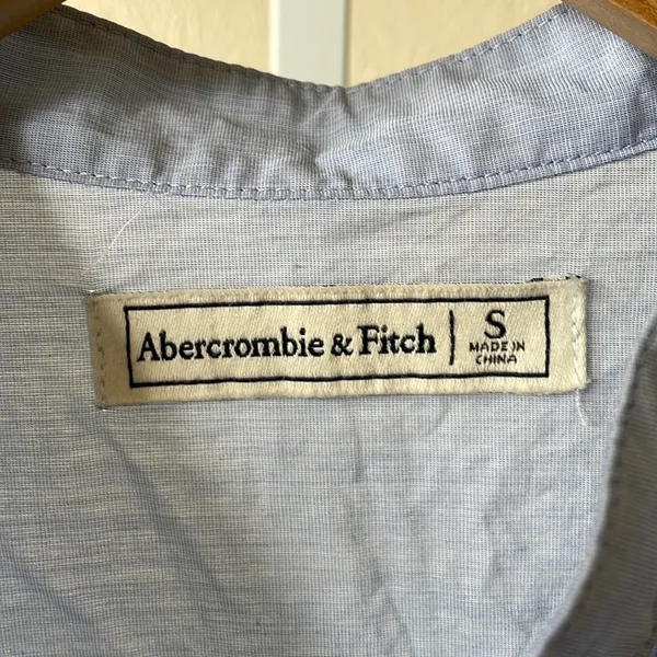 Abercrombie & Fitch poplin cotton eyelet top - Image 5