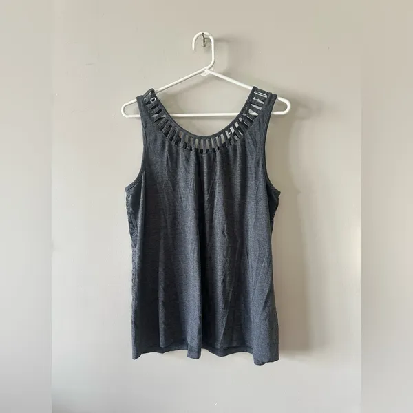 Women’s grey tank top xl Gray - Image 2