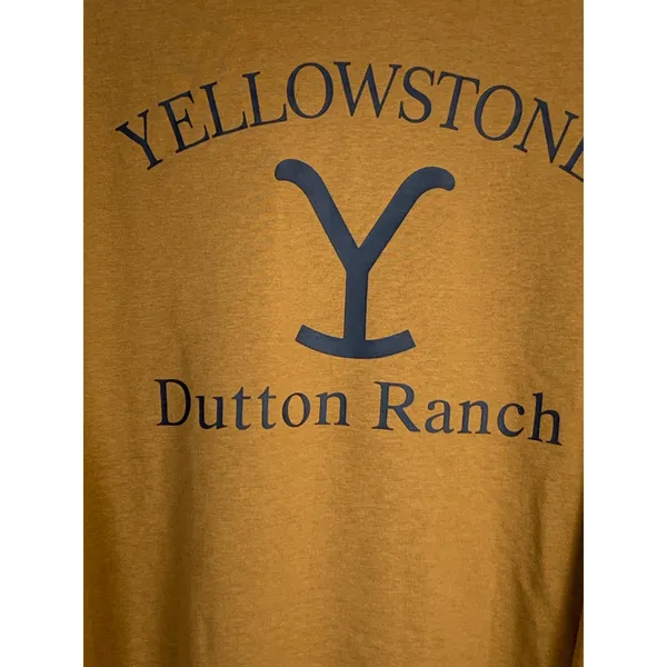 FACDIBY Yellowstone Dutton Ranch Sweatshirt Women XL Brown Western Cowboy NWT - Image 9