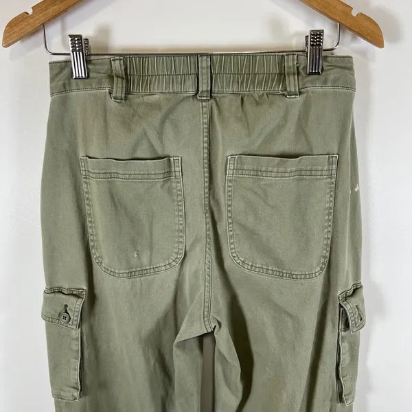 Wild Fable Womens Olive Green Cargo Pants High Rise Straight Leg Size S‎ Grunge - Image 8