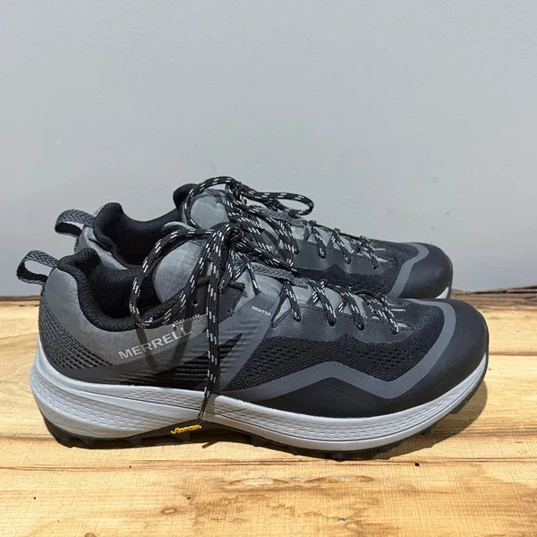NEW MERRELL‎ mqm flex 2 hiking sneakers in black/granite B35 - Image 7