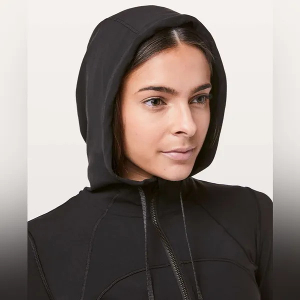 Lululemon Define Hooded Full Zip Jacket Nulu in Black Size 6 - Image 5