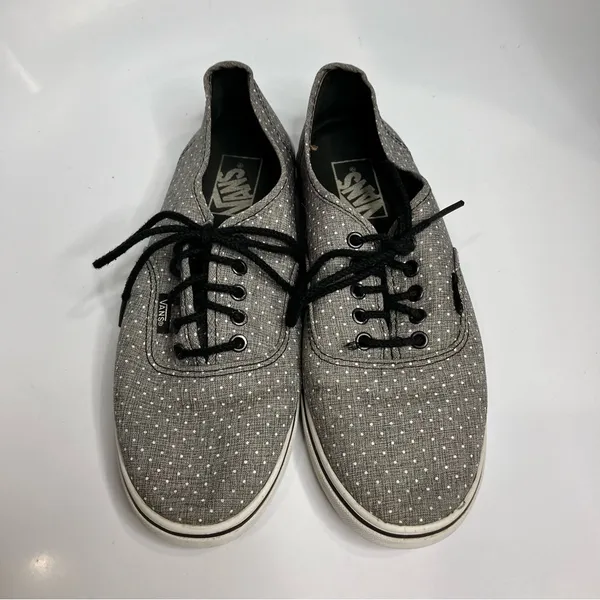 Vans gray with‎ white polka dots unisex sizing - Image 2