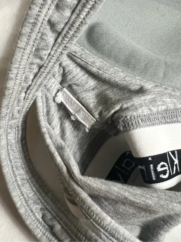 Calvin Klein Gray Modern Cotton Racerback Wireless Bralette Size Small - Image 5